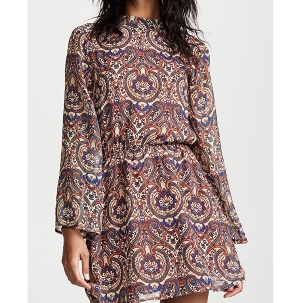 Cupcakes & Cashmere Paisley Dress NWT